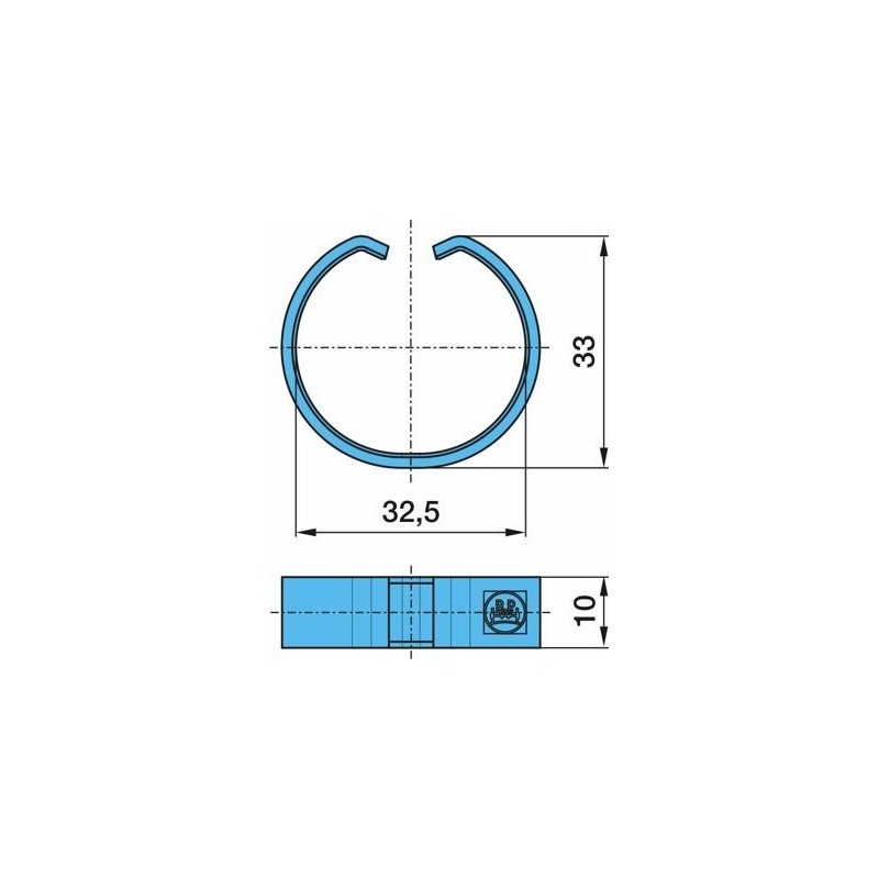 CIRCLIP BPW 0318802020