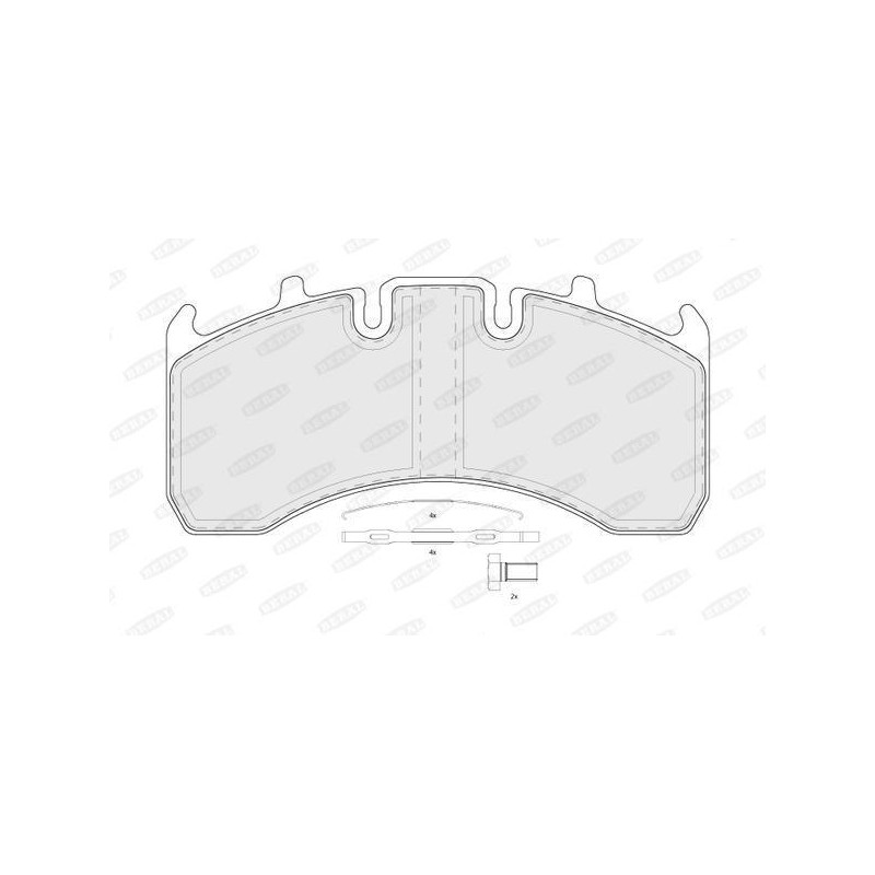 KIT PASTILLAS BERAL 29169 FCV1624B
