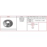 DISCO FRENO NISSAN 061003680 40206-F3901